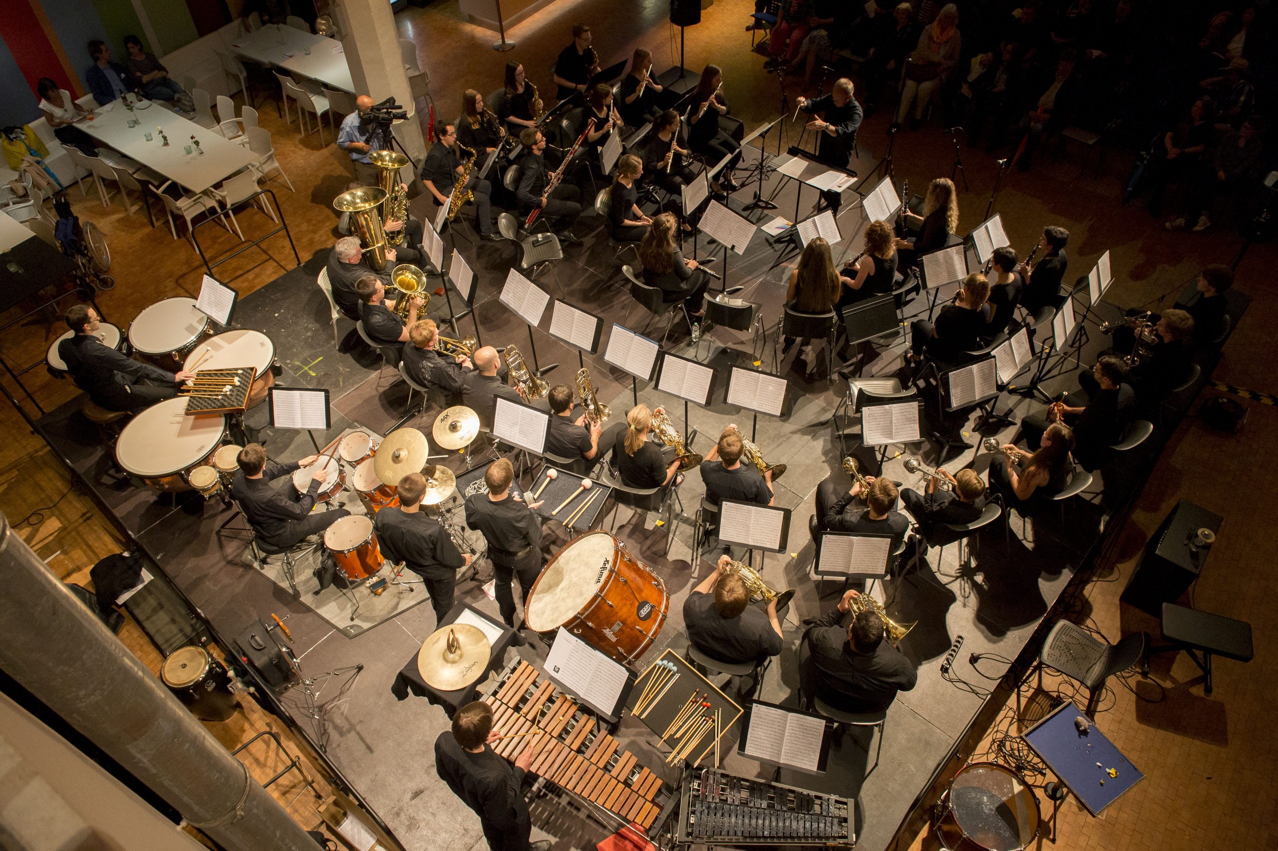 Verschiedene Orchester des Badischen Konservatoriums stellen sich auf der Seebühne vor. Foto: Badisches Konservatorium