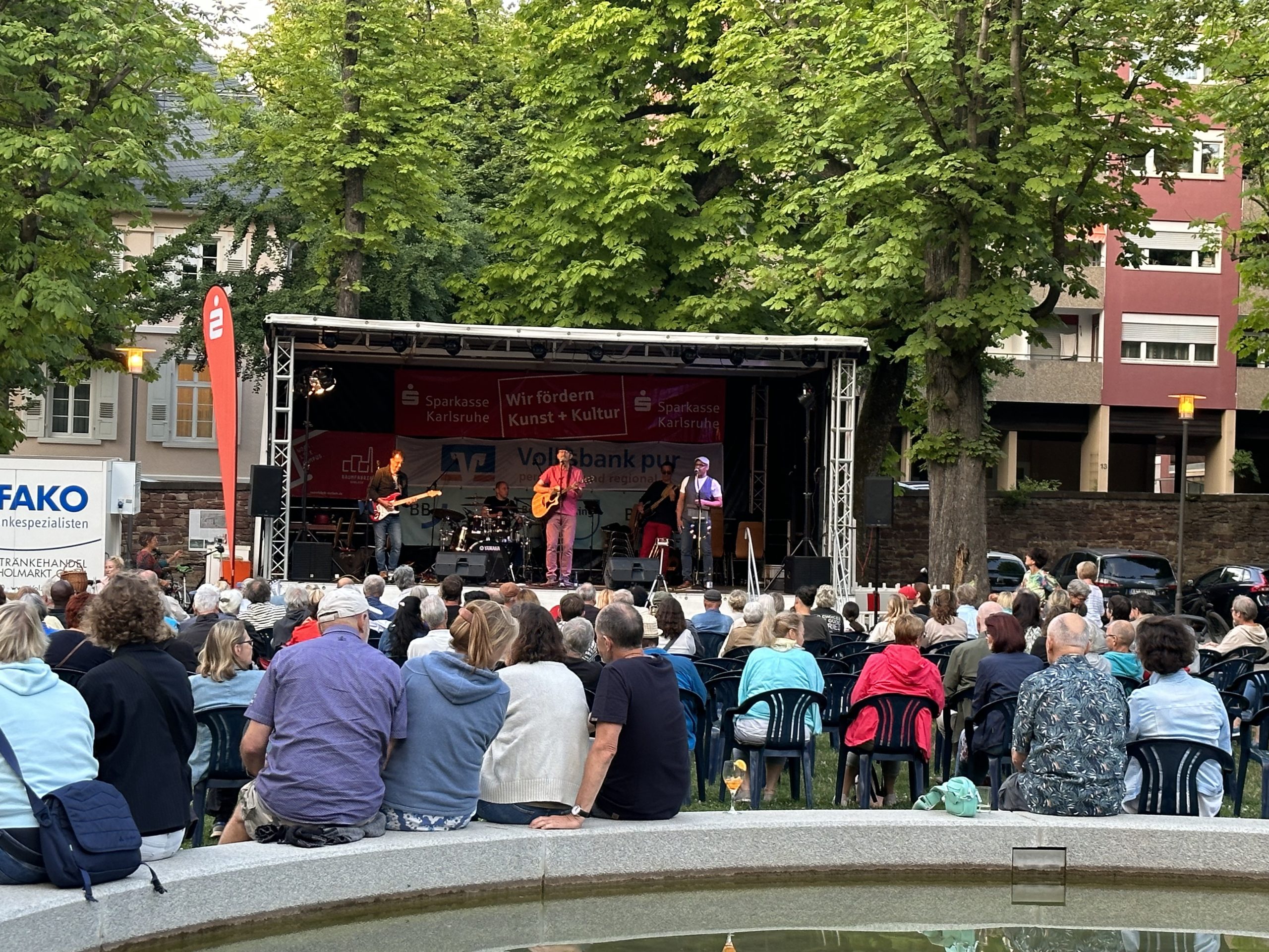 Durlach-Tag auf der Seebühne mit Musik. Foto: Stadtamt Durlach