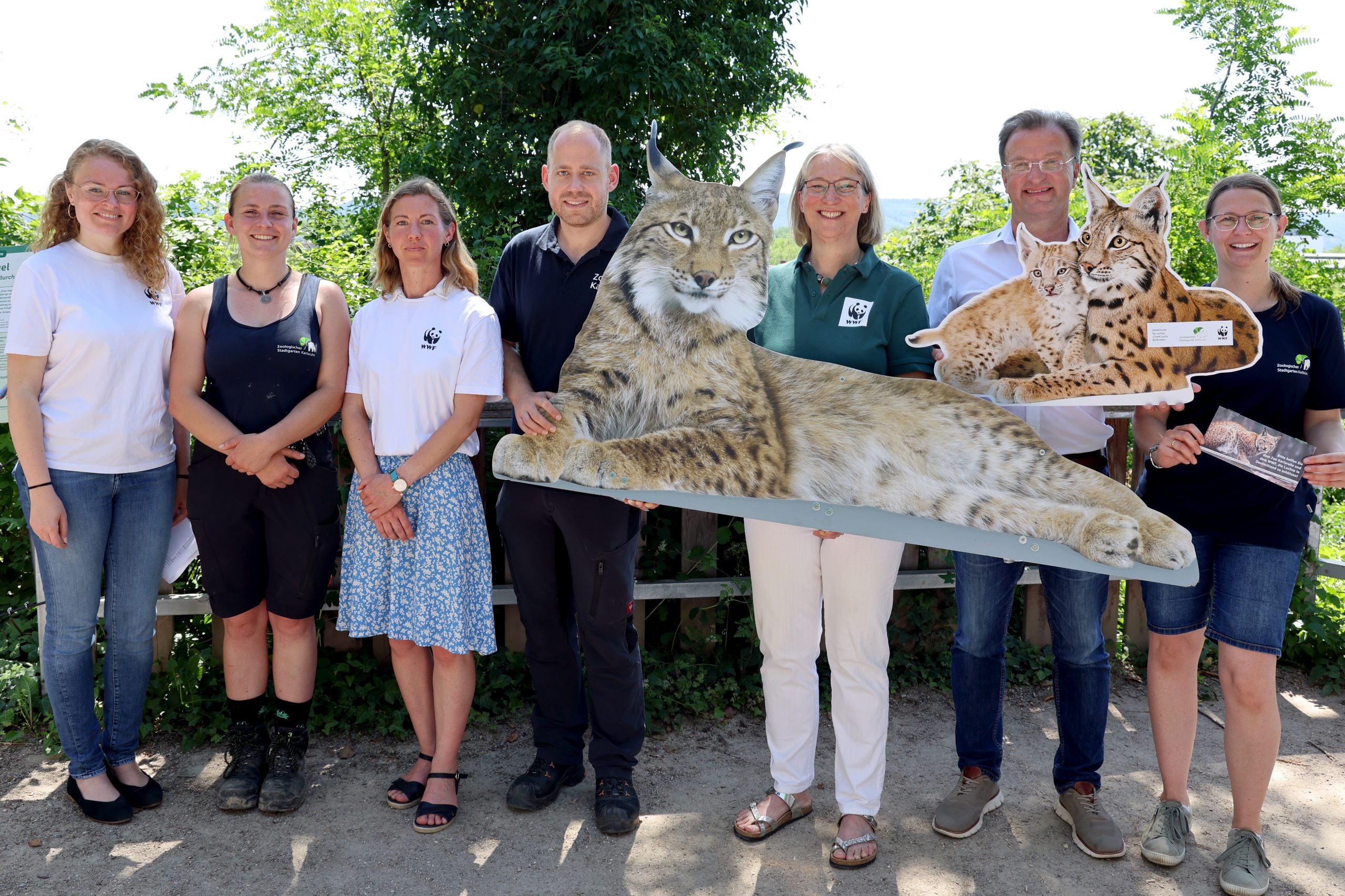 Gemeinsam für den Luchs: WWF Deutschland und der Zoo Karlsruhe.